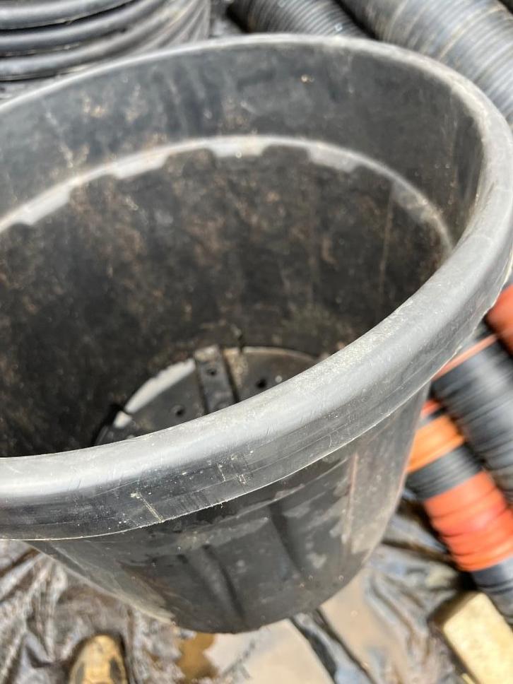 Grote plantenkuip boomkuip 49 x 41 cm, Tuin en Terras, Bloempotten, Zo goed als nieuw, Kunststof, Binnen, Balkon, Tuin, 40 tot 70 cm