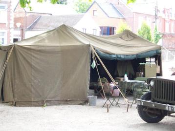 tent u s ww2 originale command post disponible aux enchères