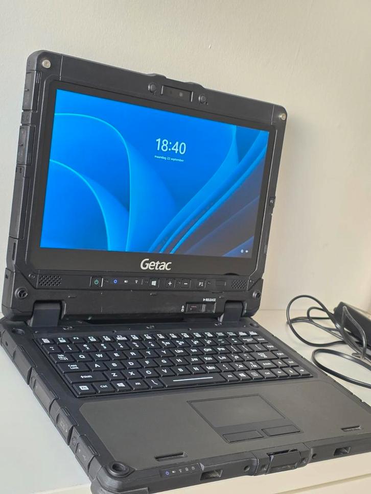 Getac K120 – Rugged Tablet/Laptop – i5 8th Gen – 16GB RAM, Computers en Software, Windows Laptops, Zo goed als nieuw, SSD, Ophalen
