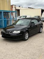 SAAB 9-3 2.0i ESSENCE CABRIO, Auto's, 4 zetels, Cabriolet, Zwart, Handgeschakeld
