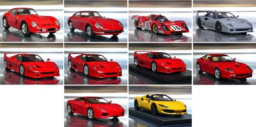 Plusieurs Ferrari Miniatures 1/18, Hobby & Loisirs créatifs, Voitures miniatures | 1:18, Comme neuf, Voiture, Hot Wheels, Enlèvement ou Envoi