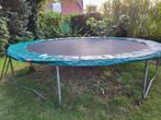 trampoline de montagne abaissable 420 cm, Enlèvement, Utilisé