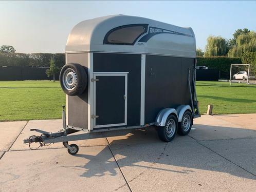 Atec 2 paardentrailer aluminium bodem zadelkast, Dieren en Toebehoren, Paarden en Pony's | Trailers en Aanhangwagens, Gebruikt