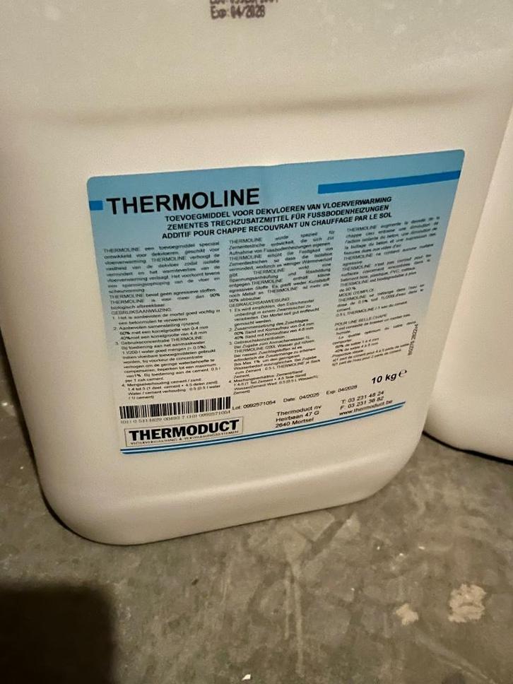 Thermoline vloerverwarming product chape, Doe-het-zelf en Bouw, Verwarming en Radiatoren, Nieuw, Overige typen, Ophalen