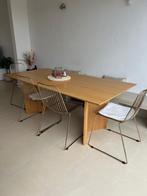 Eettafel, Huis en Inrichting, Tafels | Eettafels, Ophalen, Gebruikt, 200 cm of meer, 50 tot 100 cm