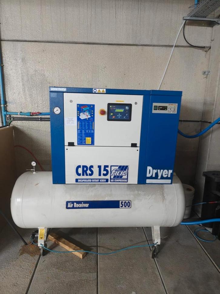 compresseur Fiac, Doe-het-zelf en Bouw, Compressors, Gebruikt, 6 tot 10 bar, 100 liter of meer, Ophalen of Verzenden