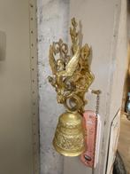 bronzen bel om aan de muur te hangen, Antiek en Kunst, Ophalen, Brons