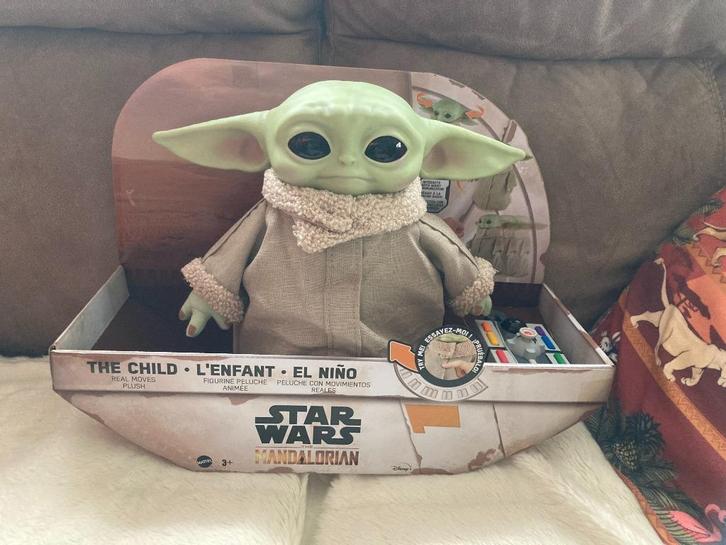 Star Wars The Mandalorian The Child - bewegende Yoda Nieuw, Verzamelen, Star Wars, Nieuw, Ophalen of Verzenden