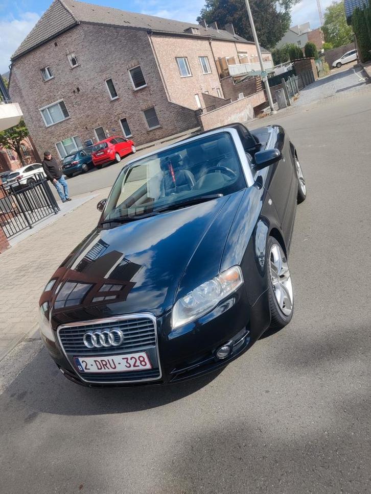 Audi cabrio 2006 2.0l benzine 200 pk automaat, Auto's, Audi, Particulier, A4, Airbags, Airconditioning, Alarm, Centrale vergrendeling