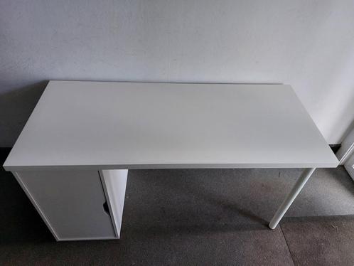 Witte bureau Ikea Lagkapten / Alex, Huis en Inrichting, Bureaus, Zo goed als nieuw, Bureau, Ophalen