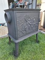 Te koop Antieken Gietijzeren Allesbrander/ Houtkachel, Ophalen, Zo goed als nieuw, Hout, Allesbrander