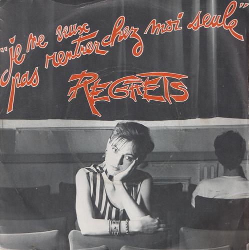 Regrets – Je ne veux pas rentrez chez moi seul – Single, CD & DVD, Vinyles Singles, Utilisé, Single, Pop, 7 pouces, Enlèvement ou Envoi