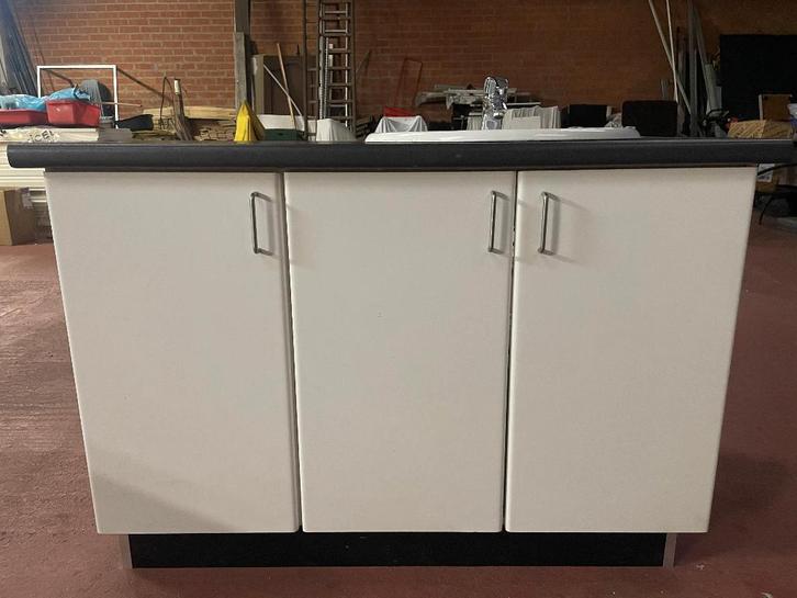 badmeubel, Huis en Inrichting, Badkamer | Badkamermeubels, Gebruikt, Wastafelkast, 100 tot 150 cm, 50 tot 75 cm, Ophalen