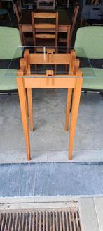 Table d'appoint réalisée par un ébéniste, Ophalen, Minder dan 55 cm, Vierkant, Nieuw