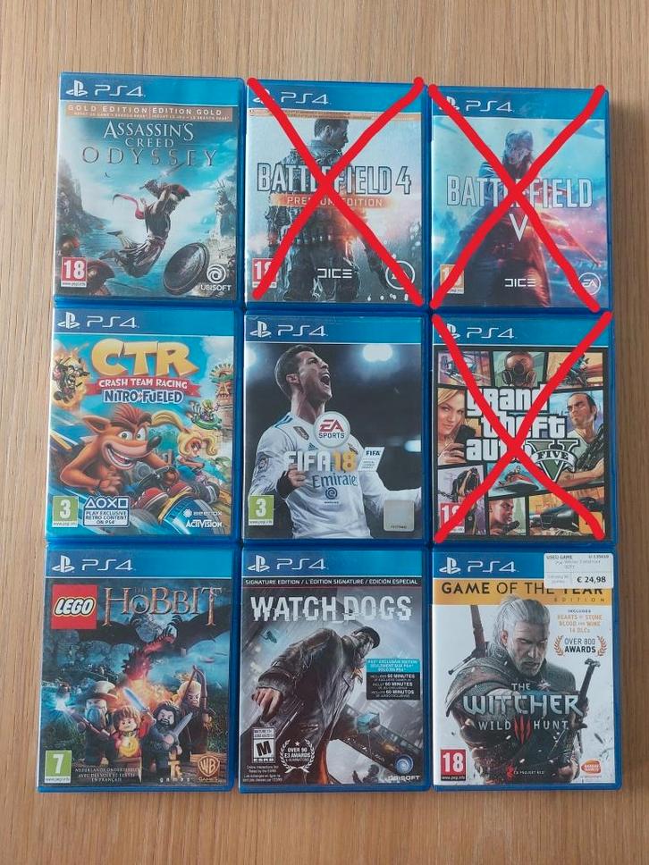 lot PS4 games --- ZIE OMSCHRIJVING, Games en Spelcomputers, Games | Sony PlayStation 4, Gebruikt, Ophalen of Verzenden