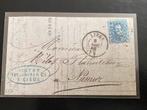 Leopold I 20 cent blauw op fragment brief, Ophalen of Verzenden