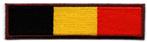 België vlag biker stoffen opstrijk patch embleem #5, Verzenden, Nieuw