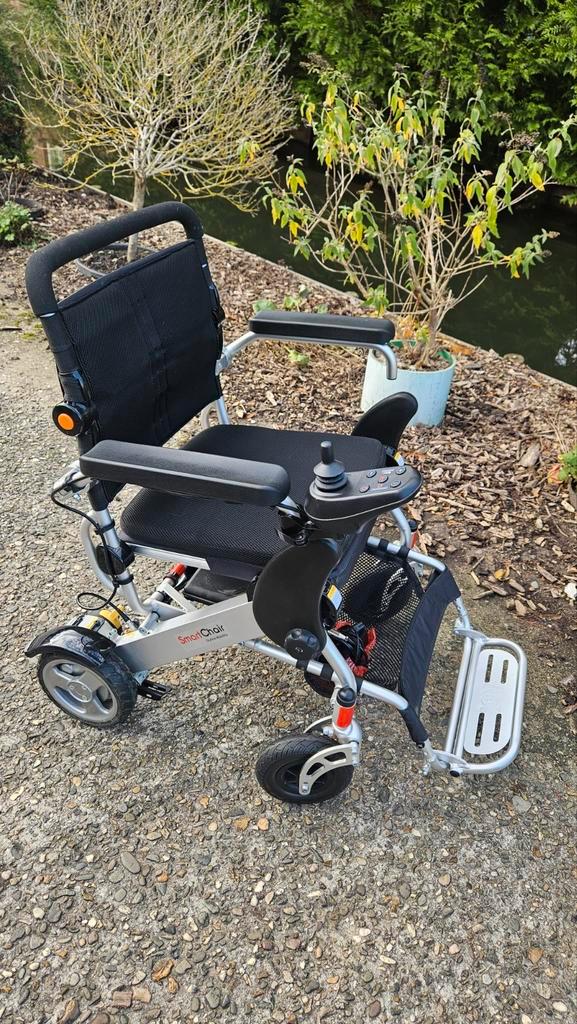 Elektrische rolstoel Smart Chair, lichtgewicht opvouwbaar!, Diversen, Rolstoelen, Zo goed als nieuw, Elektrische rolstoel, Inklapbaar