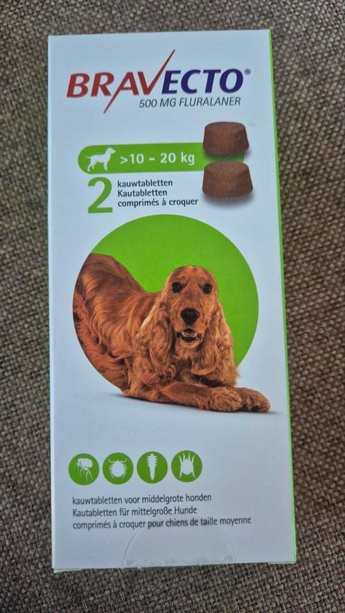 Bravecto anti teken vlooien middel, 10- 20kg, Dieren en Toebehoren, Dierenvoeding, Ophalen of Verzenden
