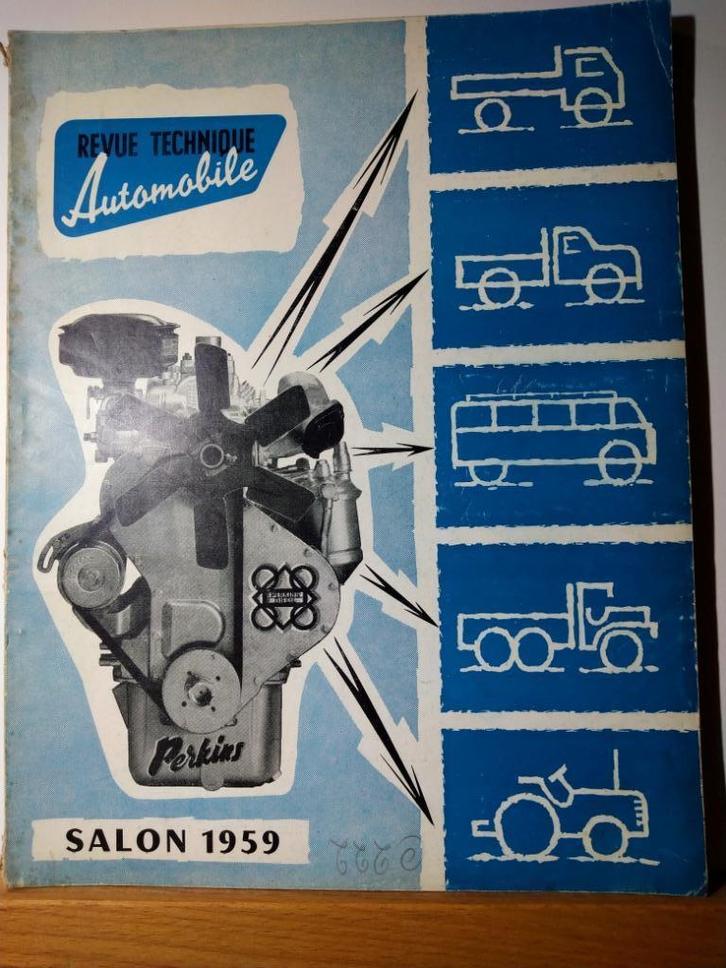 RTA - Salon 1959 - Revue technique automobile - n162, Livres, Autos | Brochures & Magazines, Envoi