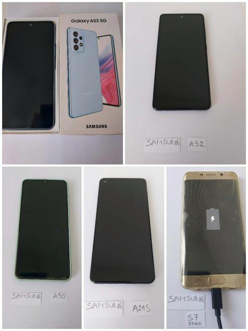 Lot de 5 Samsung, Telecommunicatie, Mobiele telefoons | Toebehoren en Onderdelen, Niet werkend, Samsung, Ophalen of Verzenden