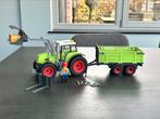 Playmobil - grote tractor met aanhangwagen, Verzenden, Zo goed als nieuw