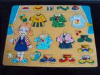 houten puzzel, leuke puzzel "kleding" voor meisje, Kinderen en Baby's, Speelgoed | Houten speelgoed, Ophalen of Verzenden