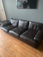 Lederen sofa/zetel (gratis), Ophalen, Gebruikt