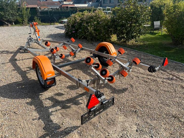 Vanclaes 750kg boottrailer, Watersport en Boten, Boottrailers, Nieuw, Minder dan 1500 kg, Minder dan 6 meter, Ophalen