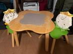 Houten kindertafel met 2 stoeltjes, Kinderen en Baby's, Ophalen, Gebruikt