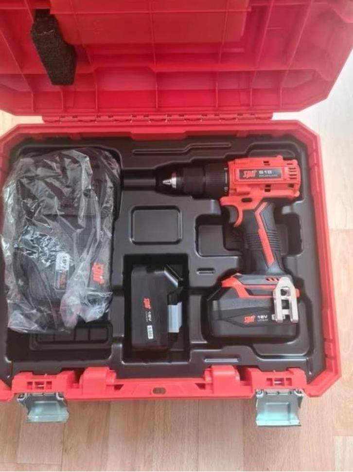 Spit S18 Accu boor en schroefmachine 18V, Doe-het-zelf en Bouw, Gereedschap | Boormachines, Nieuw, Boor- en Schroefmachine, Variabele snelheid