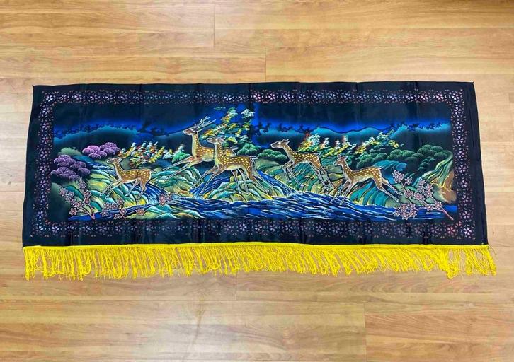 Wandkleed tafereel  herten 165/65, Huis en Inrichting, Woonaccessoires | Wanddecoraties, Zo goed als nieuw, Ophalen of Verzenden