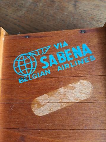 SABENA reclamedoos rond 1950 beschikbaar voor biedingen