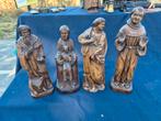 4 oude religieuze beelden. In hout., Ophalen of Verzenden