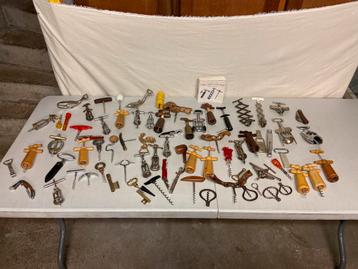 Lot de +~ 70 tire bouchon vintage beschikbaar voor biedingen