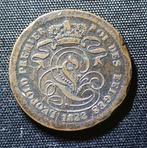 2 cent 1833 Leopold I, Postzegels en Munten, Munten | België, Verzenden, Losse munt