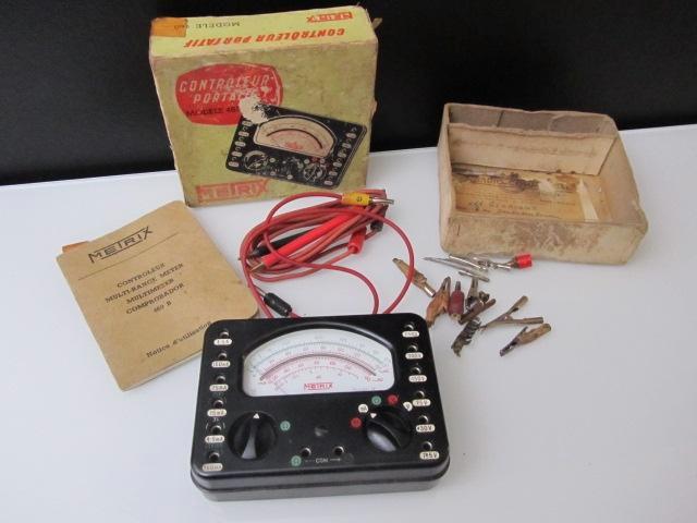 Metrix Modele 460 vintage meettoestel, Antiek en Kunst, Antiek | Gereedschap en Instrumenten, Ophalen of Verzenden