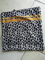sjaal luipaard dierenprint 190x90 omslagdoek stola, Verzenden, Gedragen, Maat 46/48 (XL) of groter, Sjaal