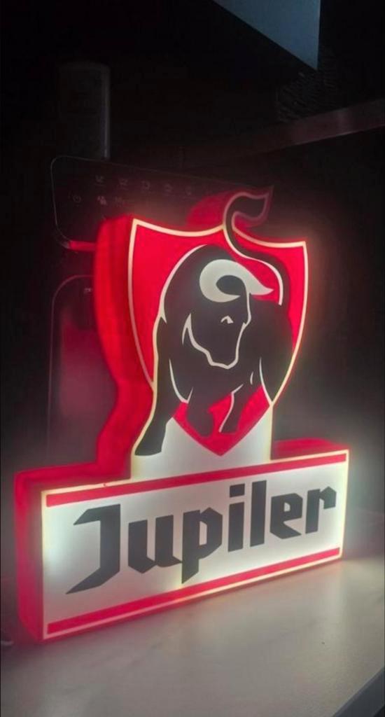 Grote Jupiler lichtreclame met heldere LED verlichting., Verzamelen, Merken en Reclamevoorwerpen, Nieuw, Ophalen of Verzenden