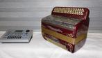 Accordéon : Maugein Met Midi, Muziek en Instrumenten, Accordeons, Zo goed als nieuw, Knopaccordeon, 120-bas, Met riemen