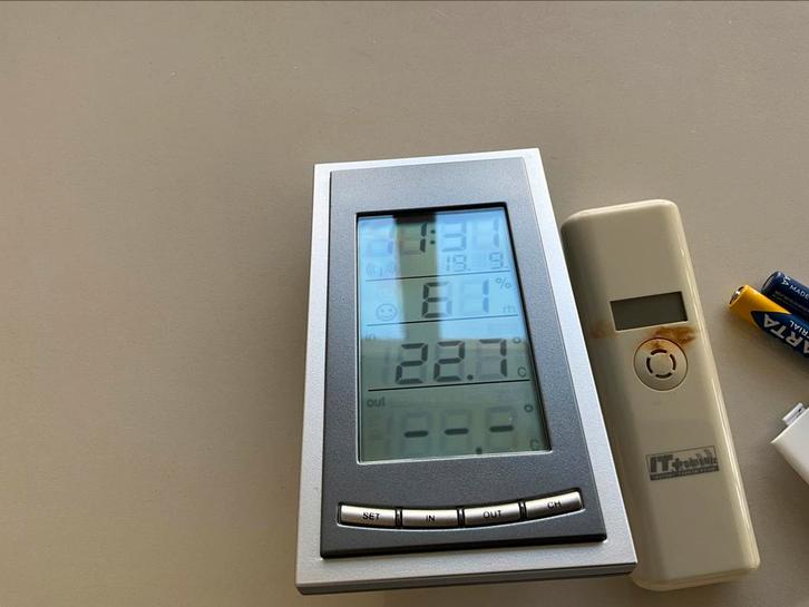 Weerstation, Audio, Tv en Foto, Weerstations en Barometers, Zo goed als nieuw, Weerstation, Ophalen of Verzenden