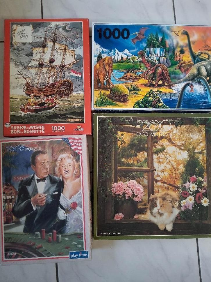 gratis puzzels ( 1,1,2 en 3st tekort), Hobby en Vrije tijd, Denksport en Puzzels, Legpuzzel, 500 t/m 1500 stukjes, Ophalen