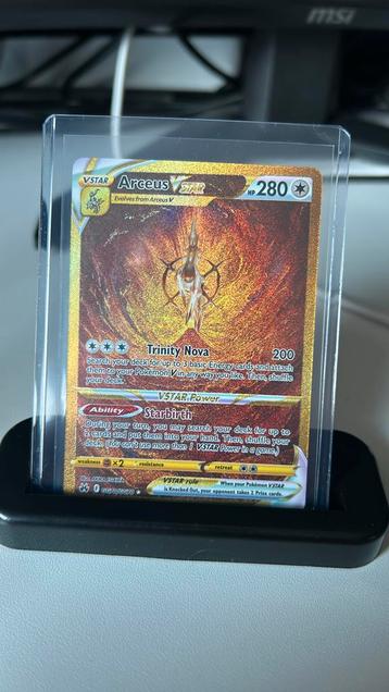 Arceus Vstar beschikbaar voor biedingen