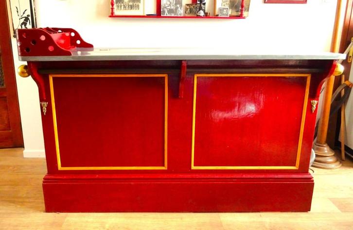 ZELDZAME VINTAGE WIJNBAR BAR CAFÉBAR BISTROT DECO LOFT, Antiek en Kunst, Antiek | Meubels | Stoelen en Sofa's, Ophalen