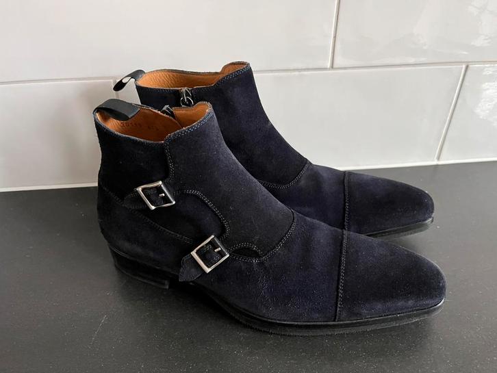 Magnanni herenschoenen maat 41.5, Kleding | Heren, Schoenen, Zo goed als nieuw, Boots, Blauw, Ophalen of Verzenden