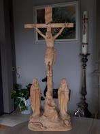 Houten  kruisbeeld  tafereel  84 cm hoogte  , Josef Ehinger, Ophalen