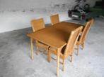 TABLE DE SALLE A MANGER ET 4 CHAISES, Maison & Meubles, Utilisé, 4 à 6 chaises, Enlèvement ou Envoi