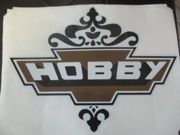 logo hobby stickers voor caravan  beschikbaar voor biedingen