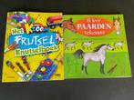 Knutselboek en boek paarden leren tekenen., Hobby en Vrije tijd, Knutselen, Gebruikt, Ophalen of Verzenden