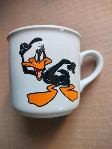 🦆  tasse en porcelaine Looney Tunes Daffy Duck Warner Bros., Enlèvement ou Envoi, Comme neuf, TV, Ustensile
